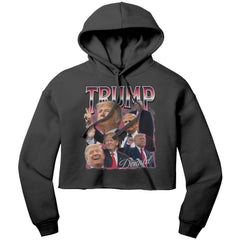 Trump / crop hoodie