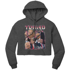 Trump / crop hoodie