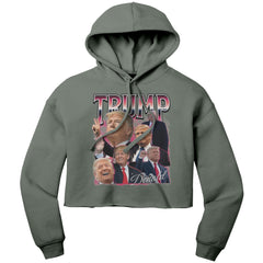 Trump / crop hoodie