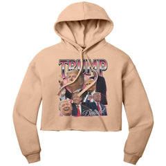 Trump / crop hoodie