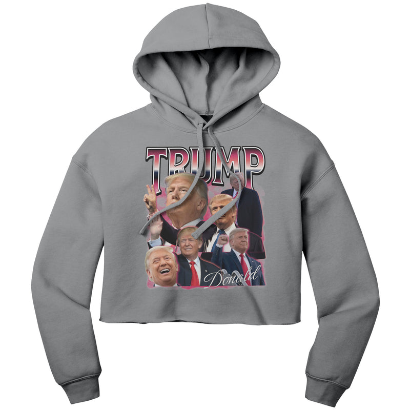 Trump / crop hoodie